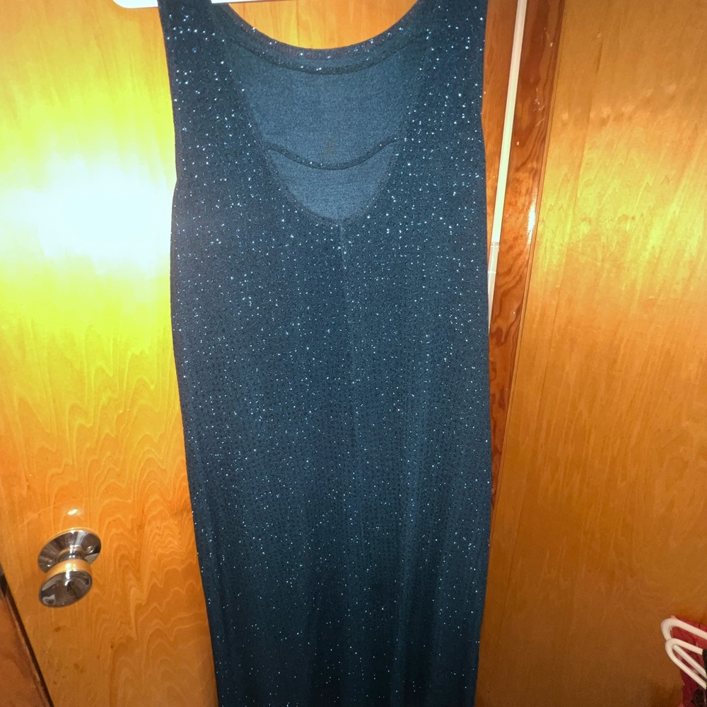 Elegant Blue Sparkle Dress
